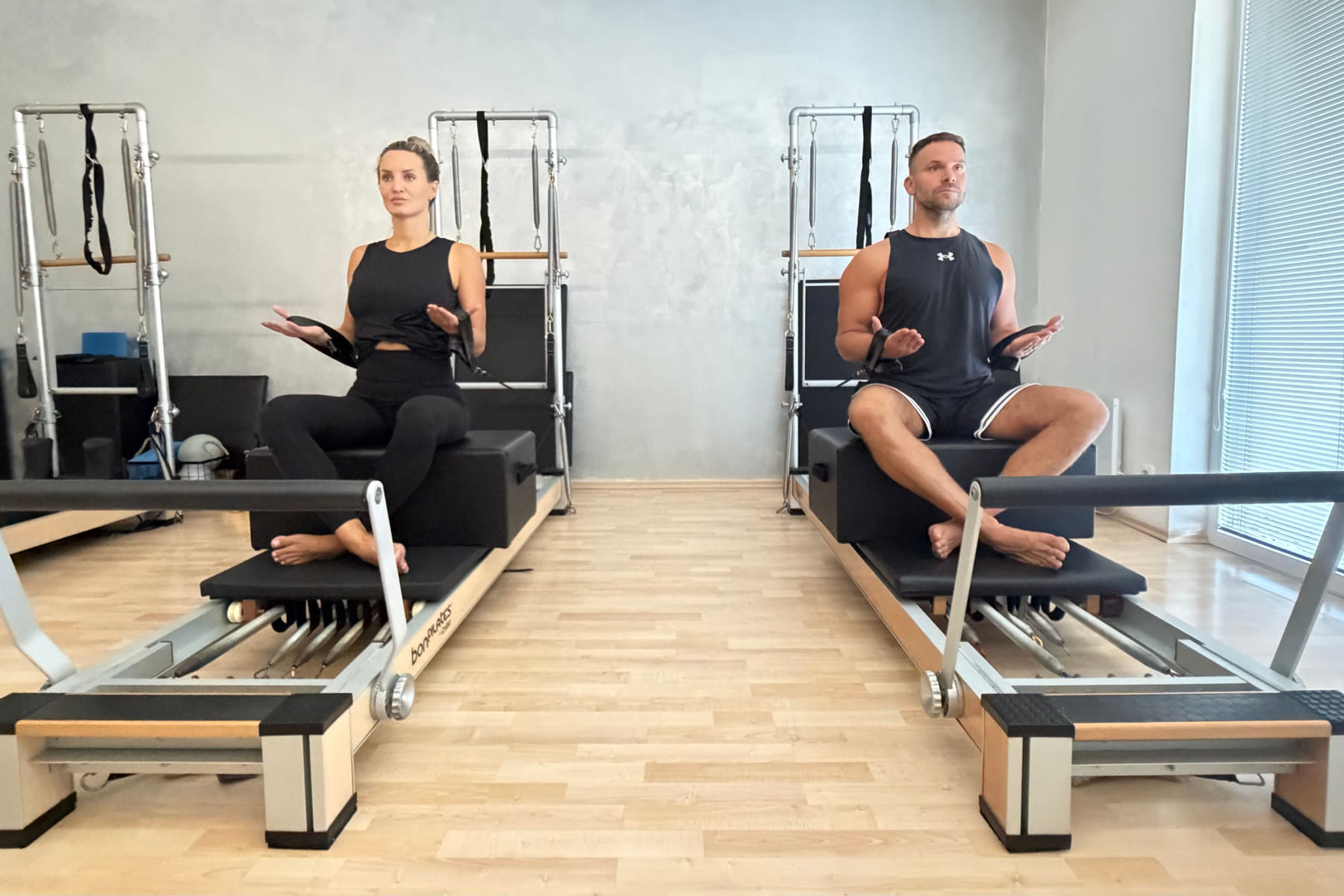 Lekce Pilates Reformer v gymu MoveGym Brno-Medlánky
